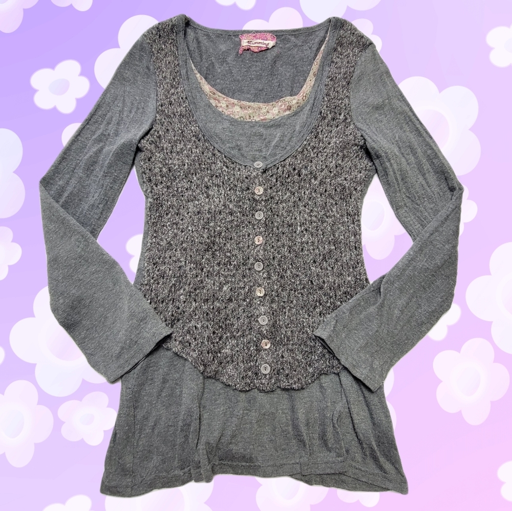 RARE & VINTAGE! Y2K Knit Sweater Top